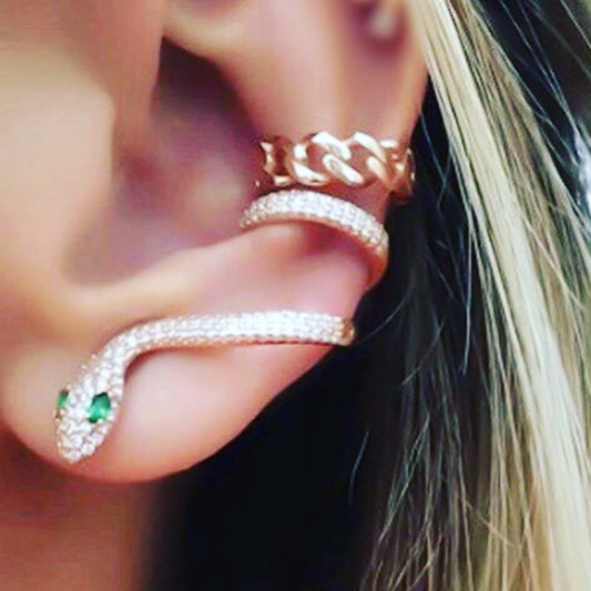 Snake earrings