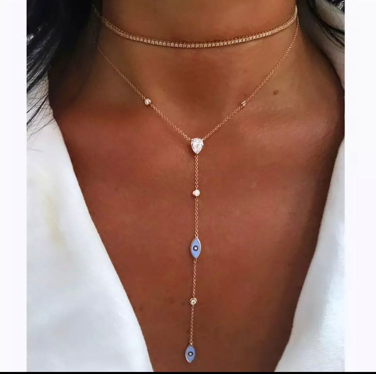 Evil Eye Lariat